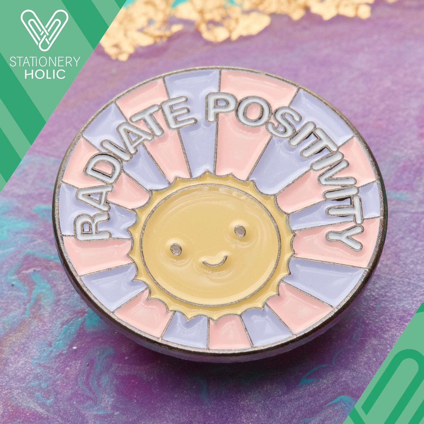 UB - Pin - Radiate Positivity