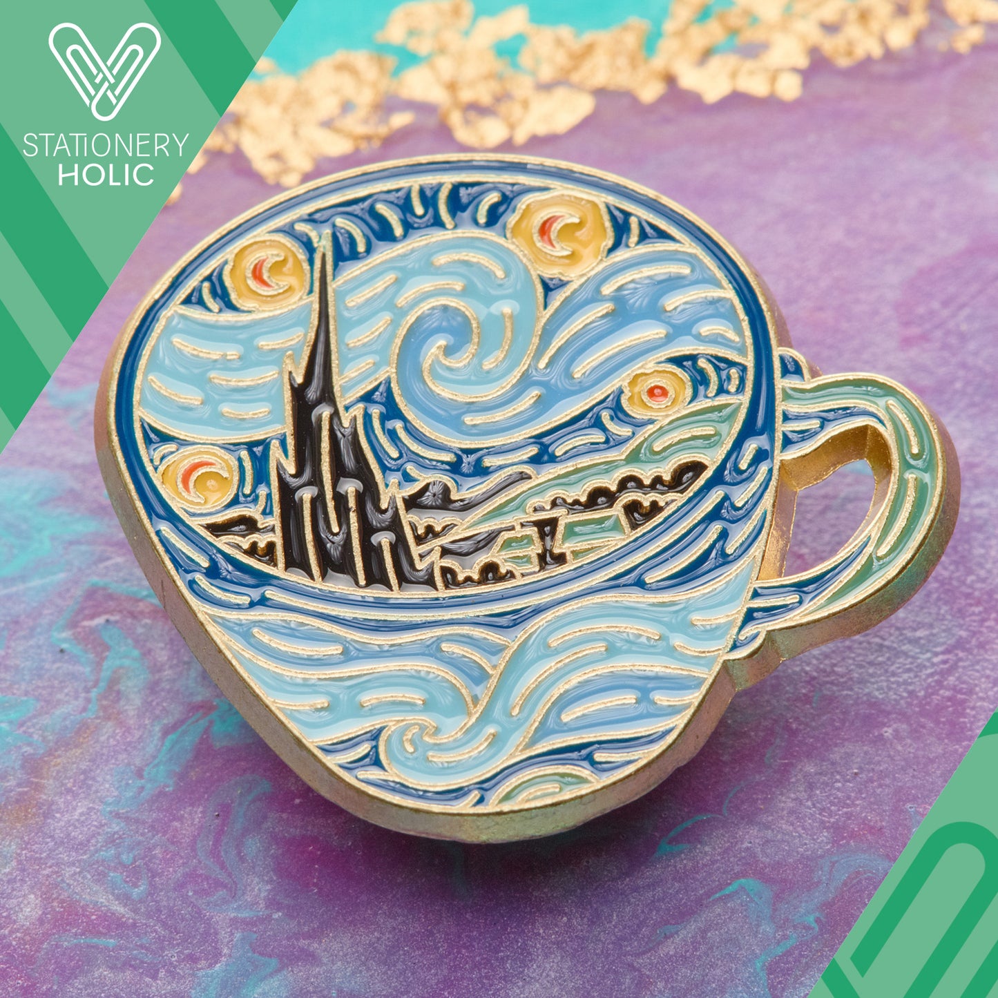 UB - Pin - Van Gogh Taza