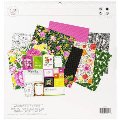 Pink Paislee - Bloc Papel 12 x 12 - 5th & Monaco