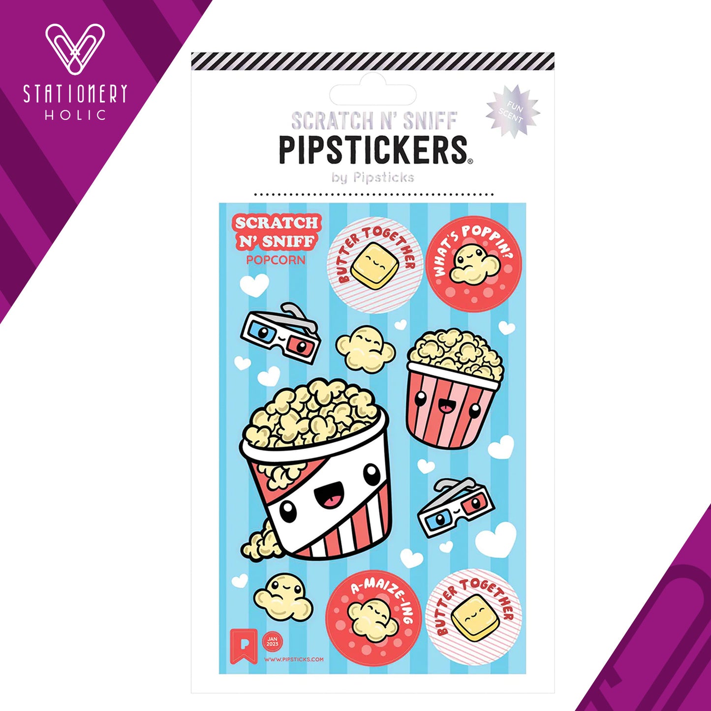 Pipsticks - Stickers Scratch 'n Sniff - Butter Me Up