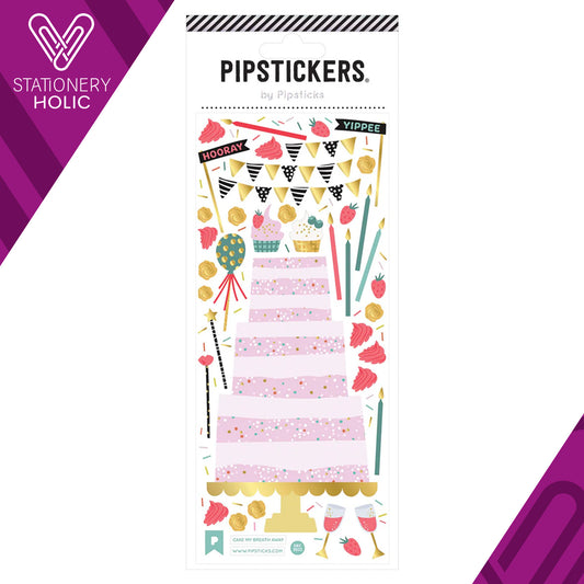 Pipsticks - Stickers 3x7" - Cake My Breath Away