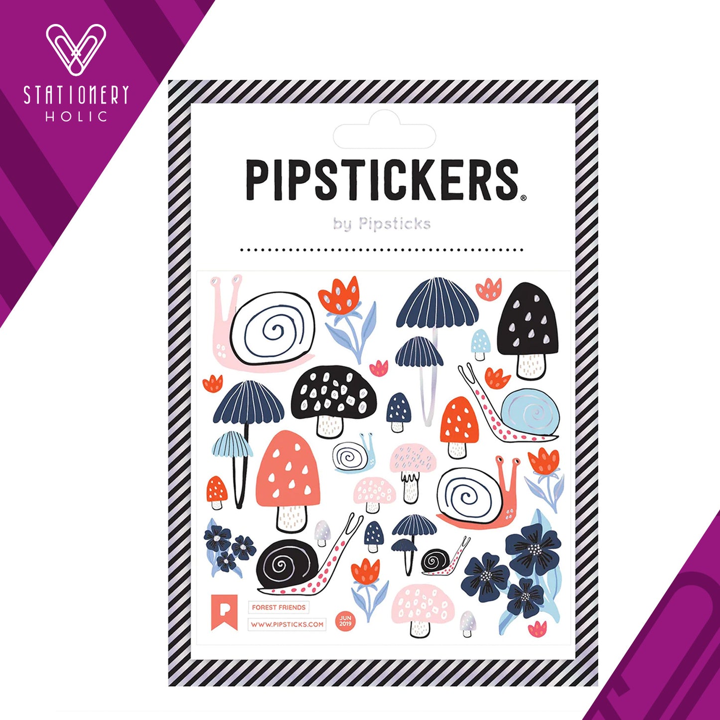 Pipsticks - Stickers 4x4" - Forest Friends