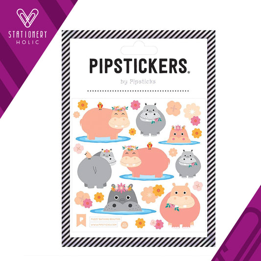 Pipsticks - Stickers 4x4" Fuzzy - Bathing Beauties