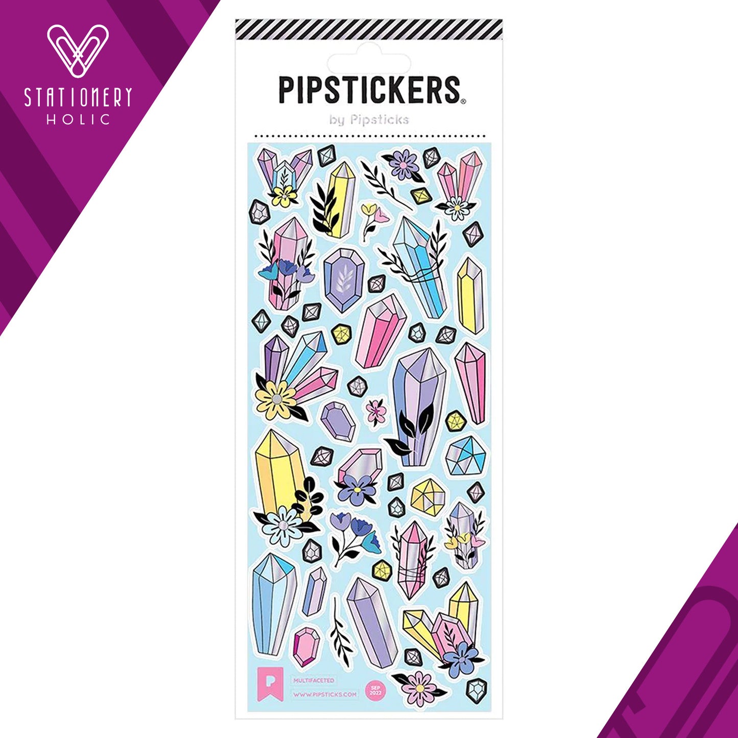 Pipsticks - Stickers 3x7" - Multifaceted