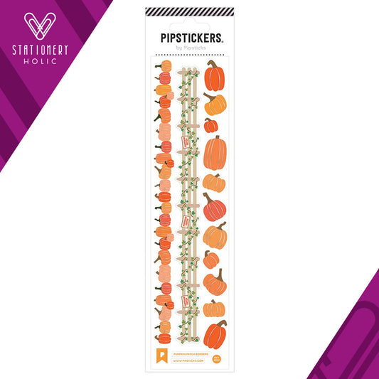 Pipsticks - Stickers 2x8" - Pumpkin Patch Borders