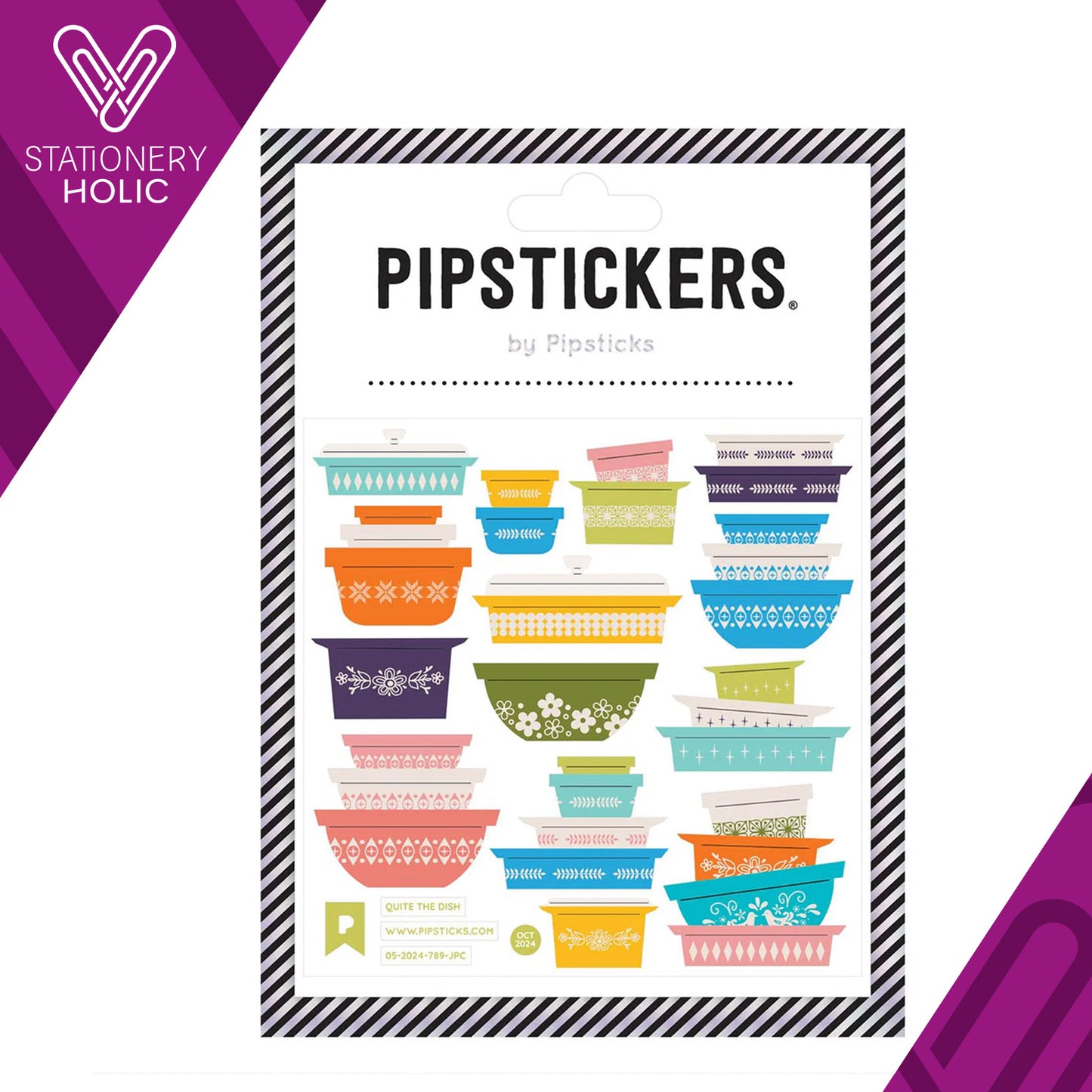 Pipsticks - Stickers 4x4" - Quite The Dish