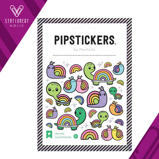 Pipsticks - Stickers 4x4" - Snail's Pace