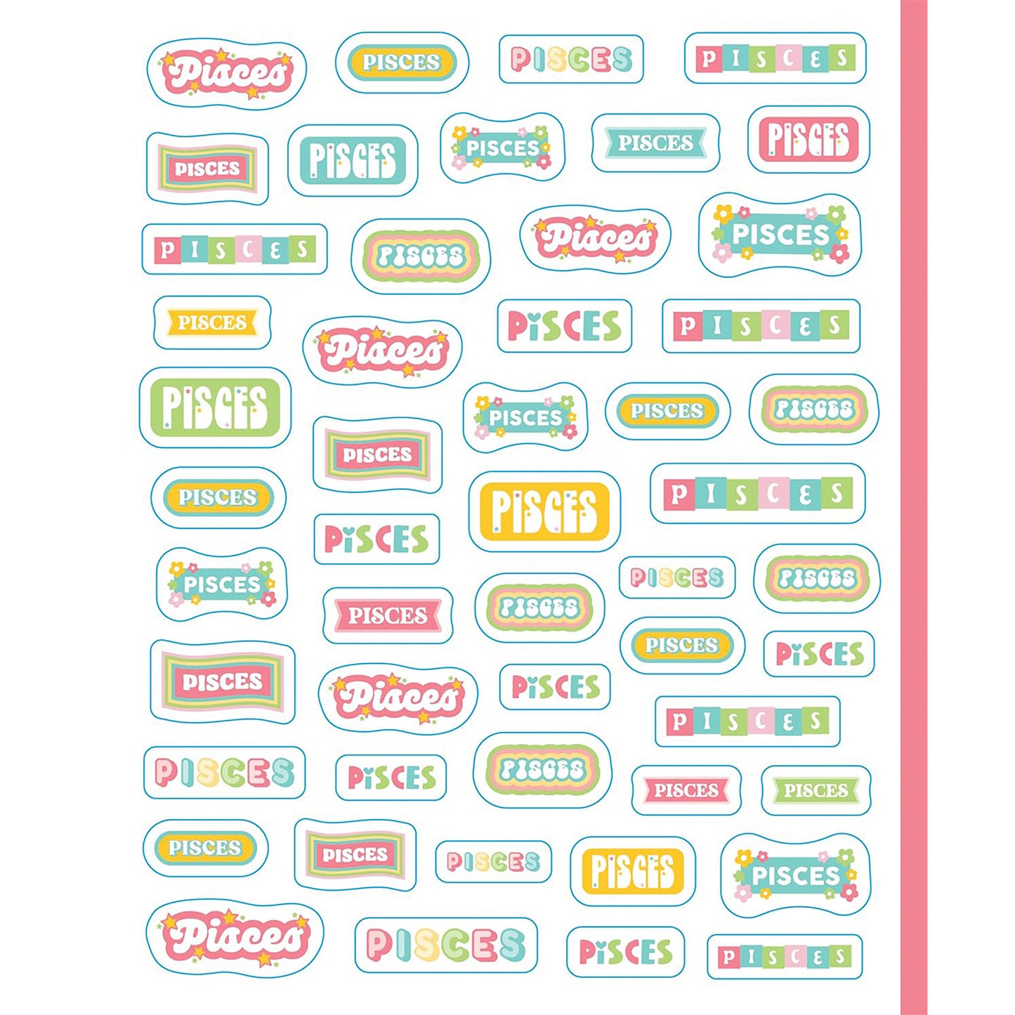 Pipsticks - Sticker Book - So. Many. Astrology Stickers.