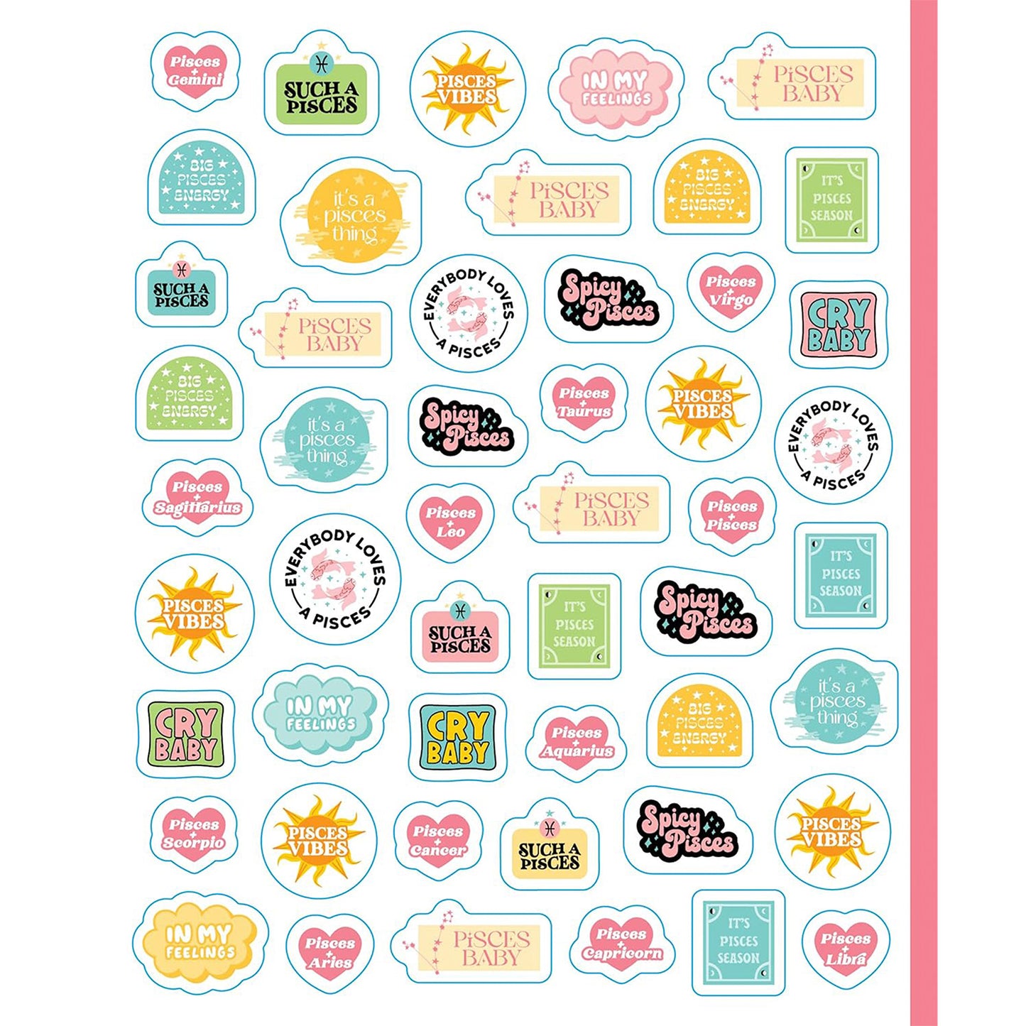 Pipsticks - Sticker Book - So. Many. Astrology Stickers.