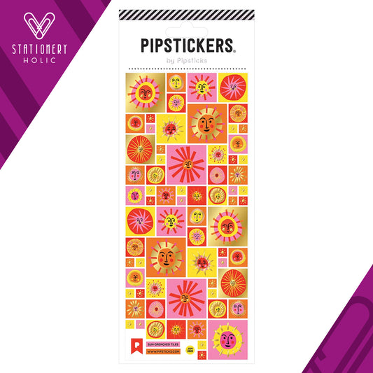 Pipsticks - Stickers 3x7" - Sun-Drenched Tiles