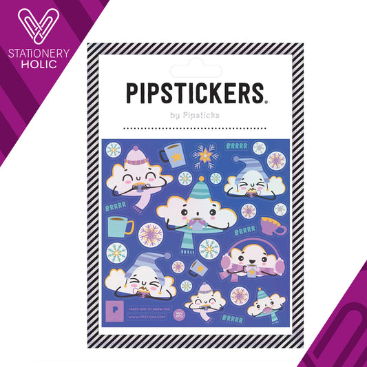 Pipsticks - Stickers 4x4" - Takes One To Snow One