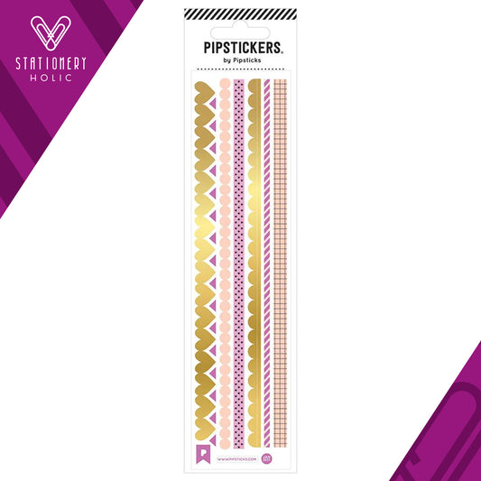 Pipsticks - Stickers 2x8" - Touch Of Gold