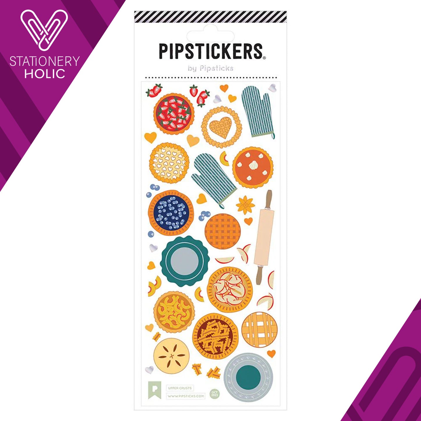 Pipsticks - Stickers 3x7" - Upper Crusts