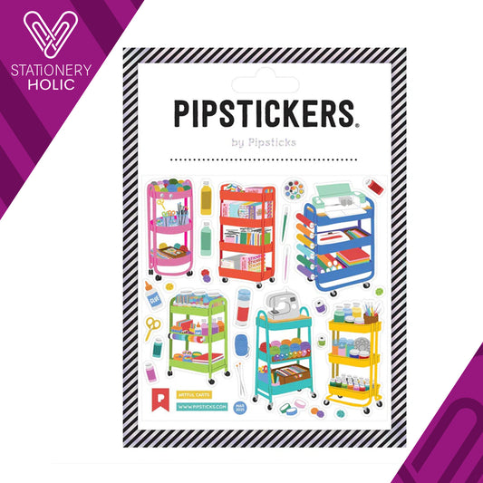 Pipsticks - Stickers 4x4" - Artful Carts