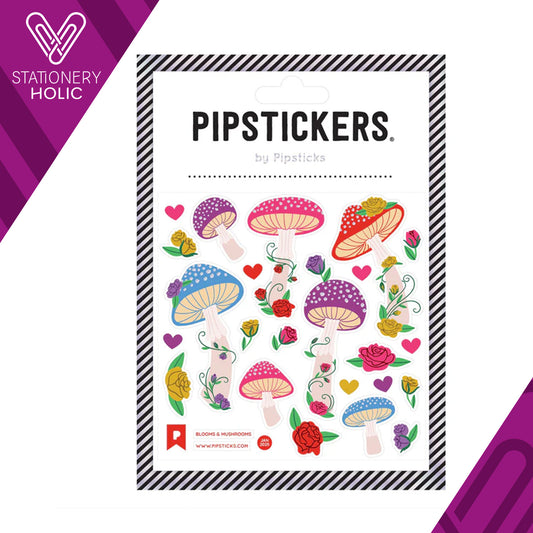 Pipsticks - Stickers 4x4" - Blooms & Mushrooms