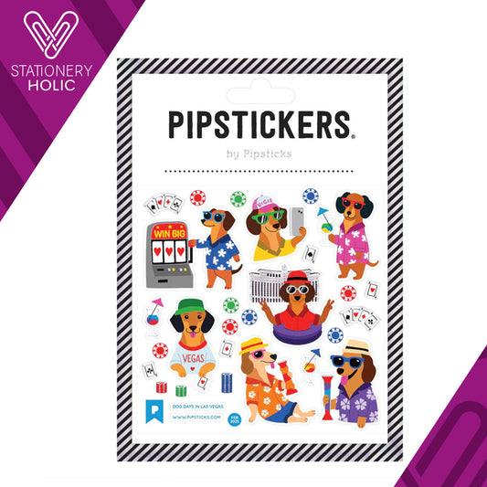 Pipsticks - Stickers 4x4" - Dog Days In Las Vegas