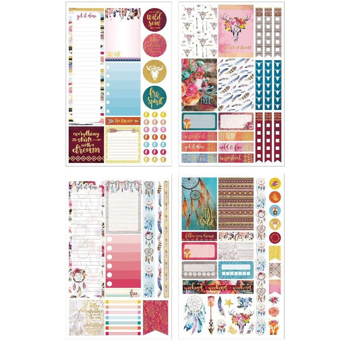 Paper House - Sticker Pad - Free Spirit