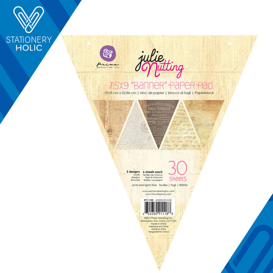 Prima Marketing - Block Papel Banner 7.5 x 9