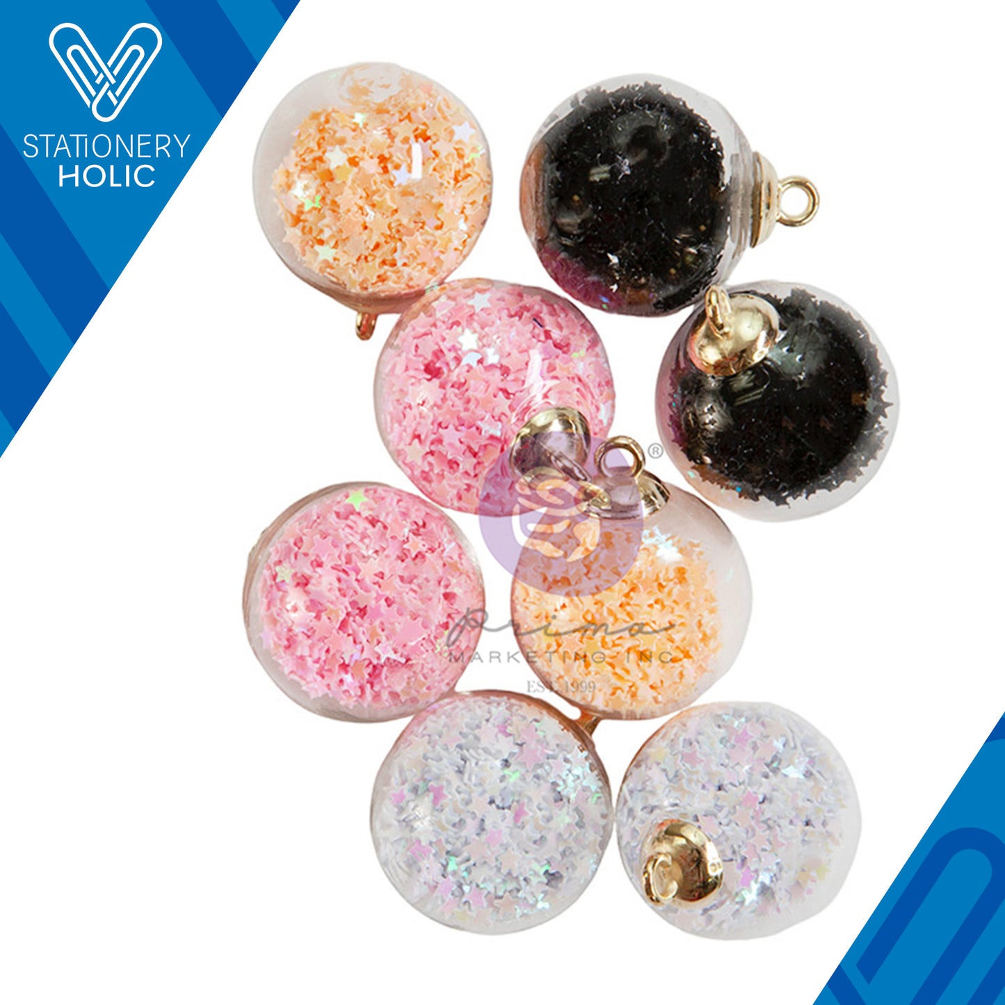 Prima Marketing - Charms - Luna Glass Globe