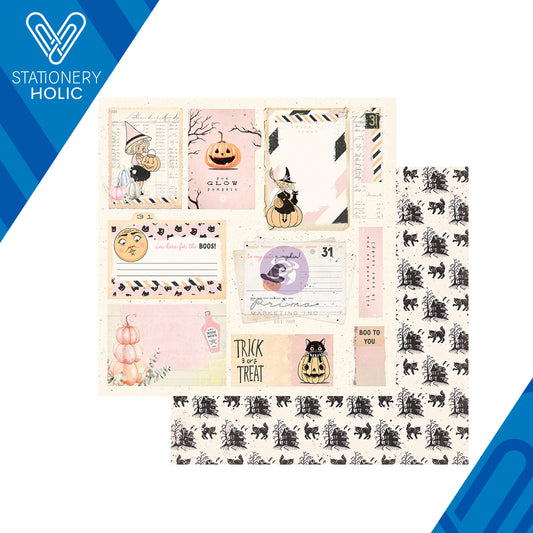 Prima Marketing - Hoja Papel 12 x 12 con Foil - Luna Thirty One