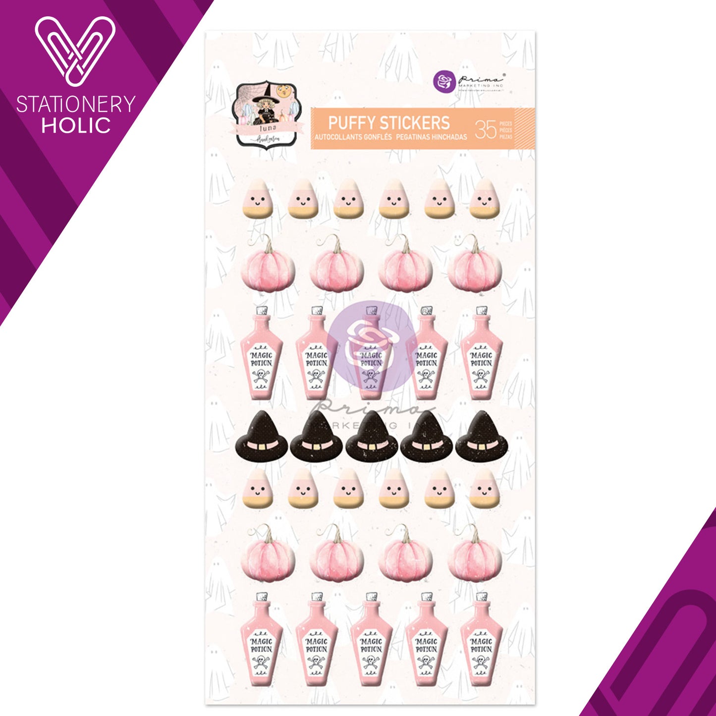 Prima Marketing - Puffy Stickers - Luna Potions