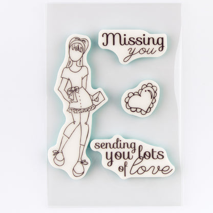 Prima Marketing - Sellos Hule - JN Lots Of Love