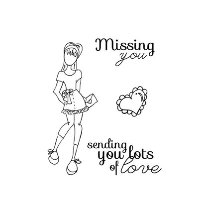 Prima Marketing - Sellos Hule - JN Lots Of Love