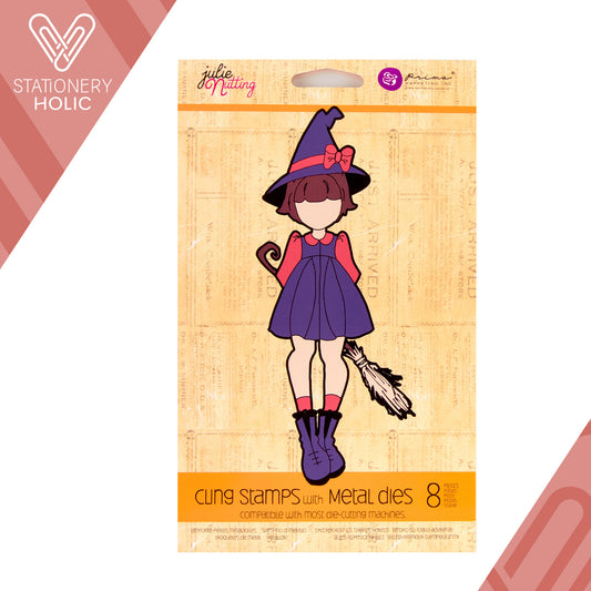 Prima Marketing - Sellos Hule y Troqueles - JN Lil Witch