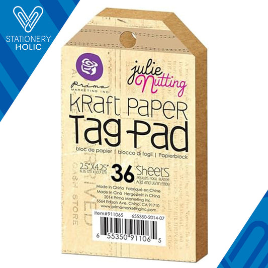 Prima Marketing - Tag Pad 2.5 x 4.25" (36 tags) - Kraft