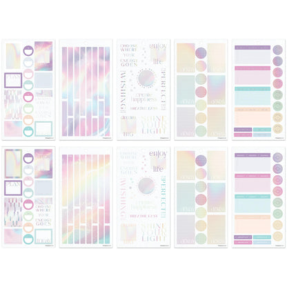 Happy Planner - Sticker Book - Prism & Pearl