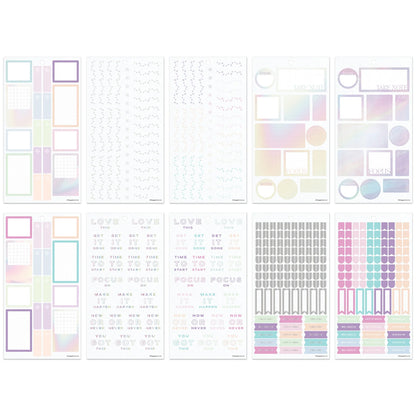 Happy Planner - Sticker Book - Prism & Pearl