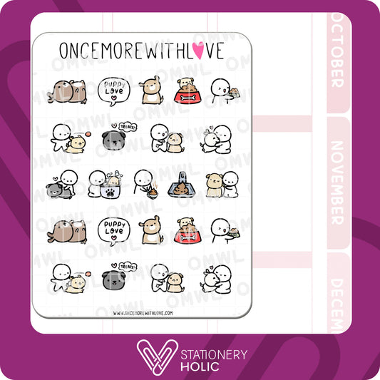 Once More With Love - Stickers - Puppy Love