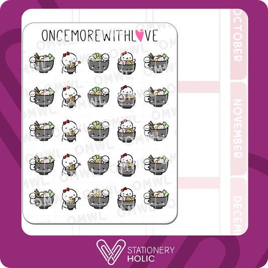 Once More With Love - Stickers - Ramen Munchkin