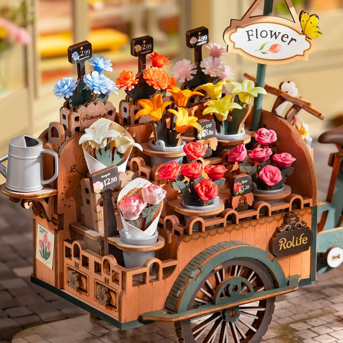 Robotime - Miniature House - Blossom Cart