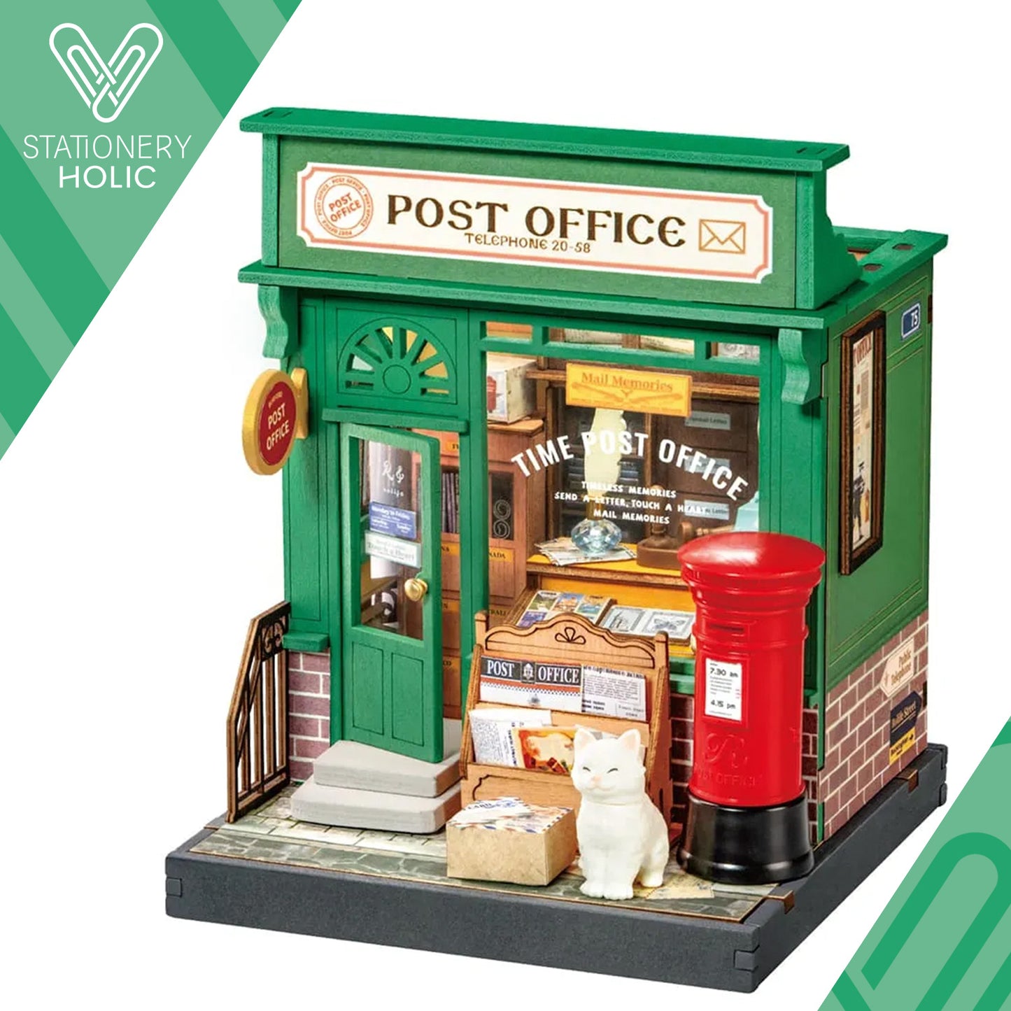 Robotime - Miniature House Mini - Century Post Office