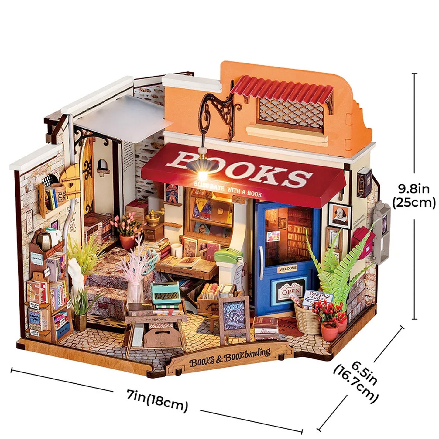 Rolife - Miniature House - Corner Bookstore