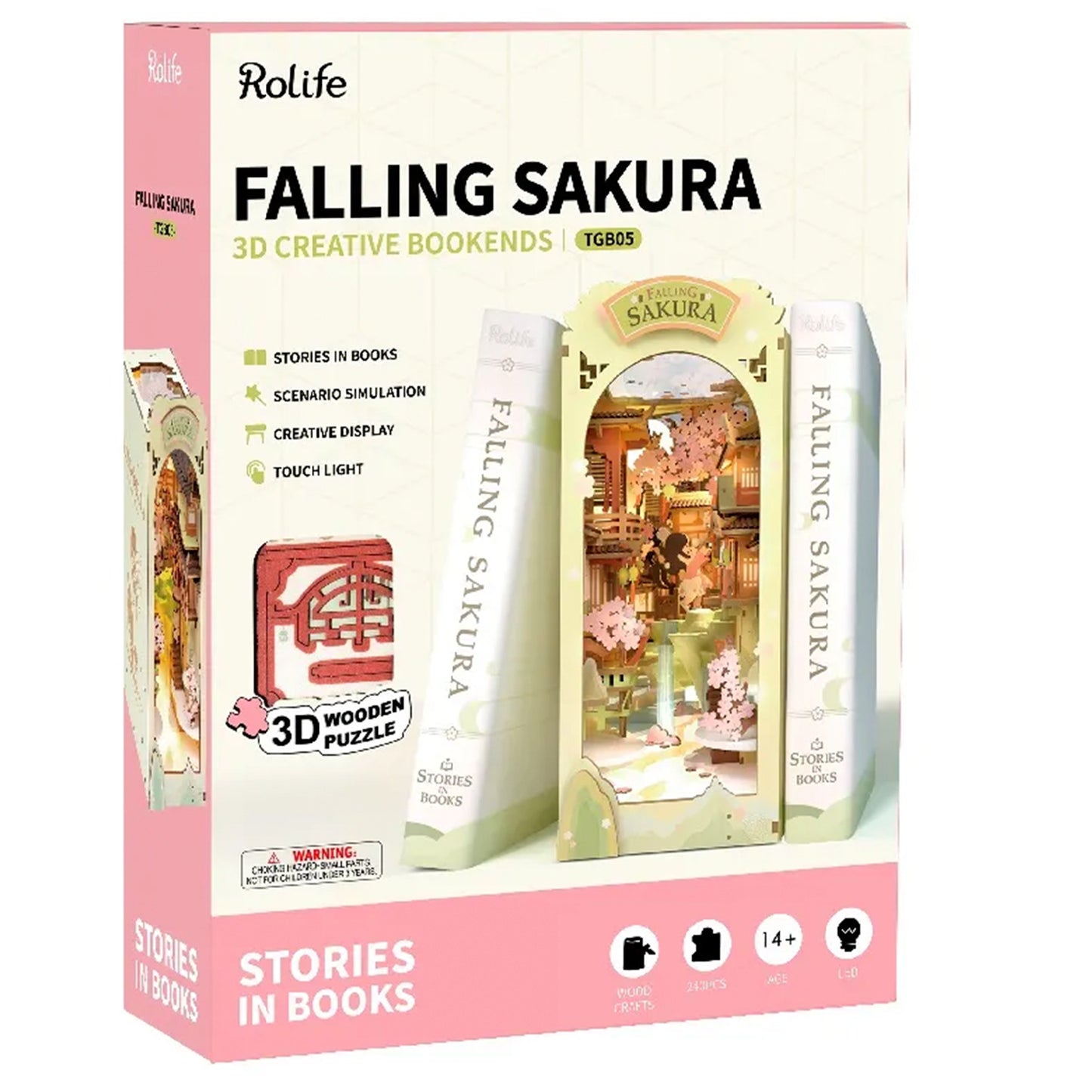 Rolife - Booknook - Falling Sakura