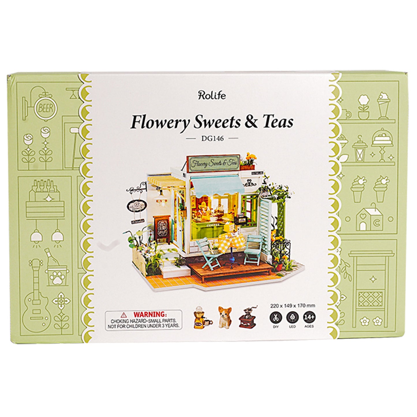 Rolife - Miniature House - Flowery Sweets & Teas