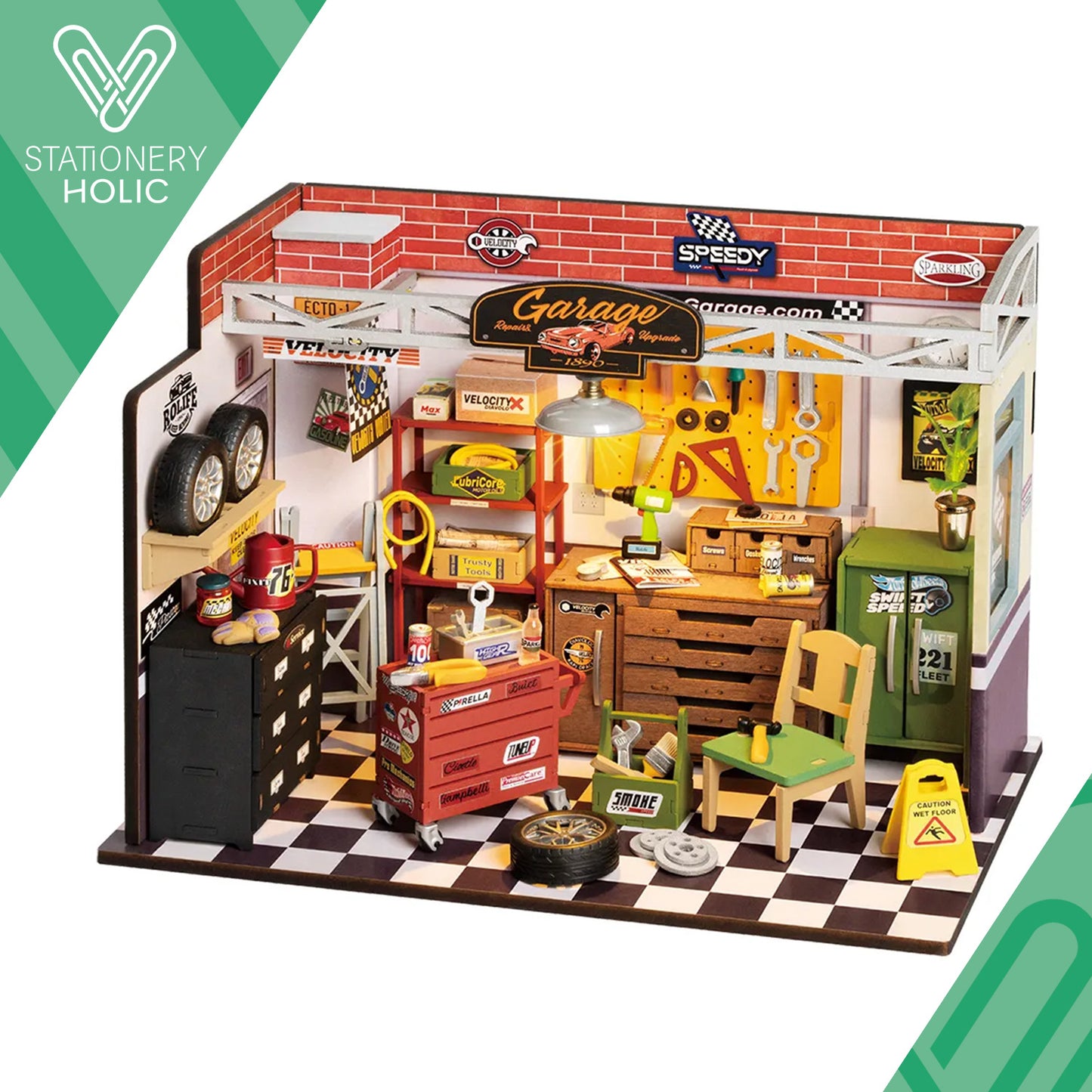 Robotime - Miniature House - Garage Workshop