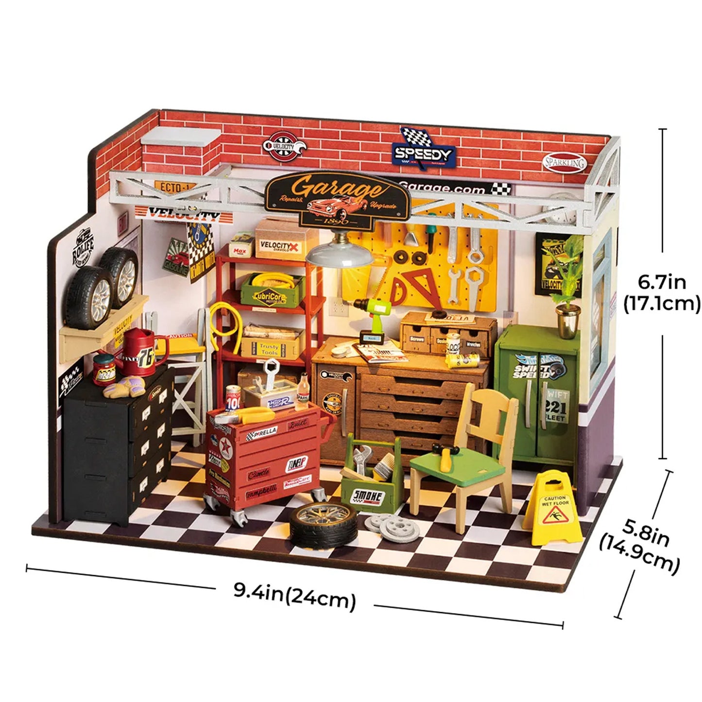 Robotime - Miniature House - Garage Workshop