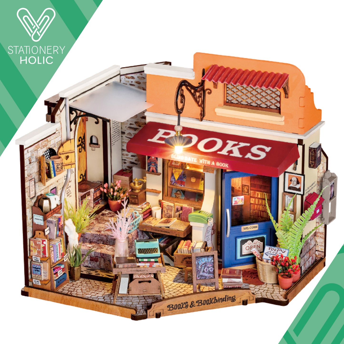 Rolife - Miniature House - Corner Bookstore
