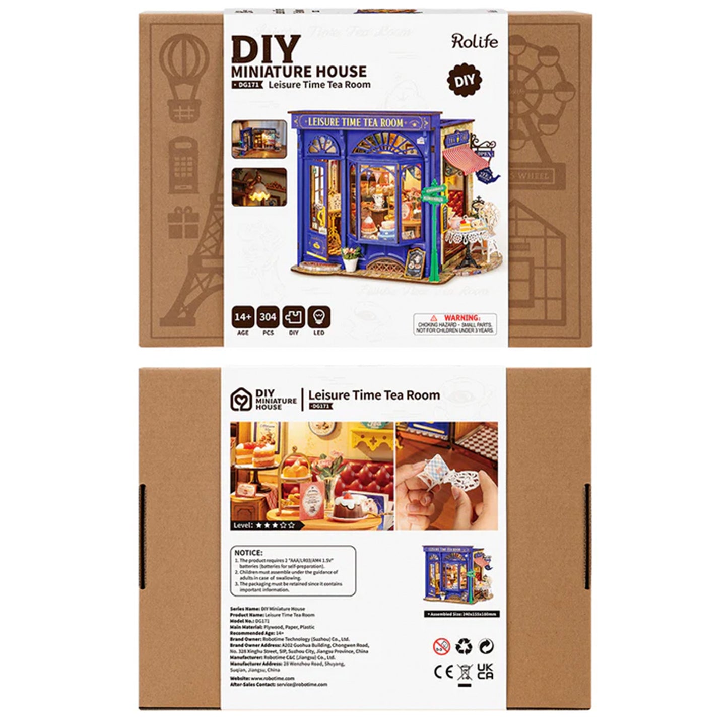 Rolife - Miniature House - Leisure Time Tea Room