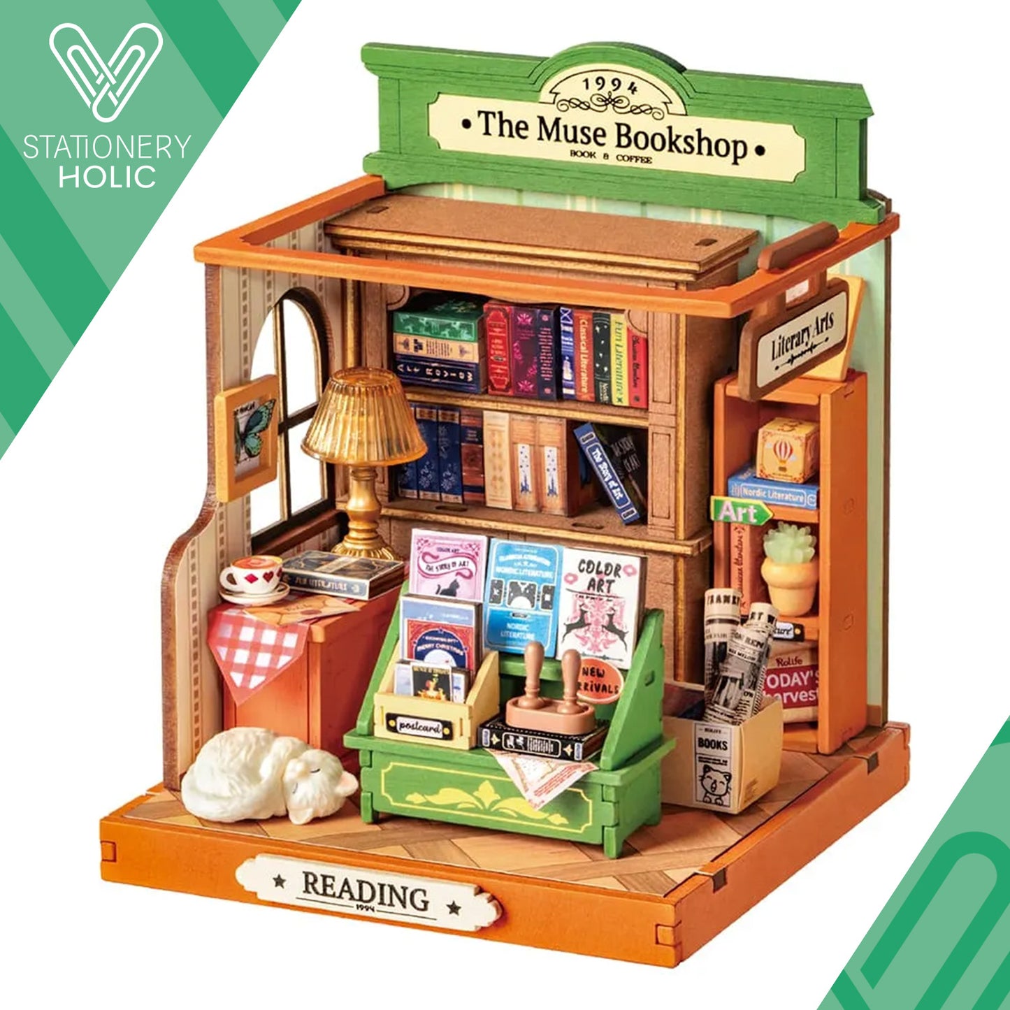 Robotime - Miniature House Mini - The Muse Bookshop