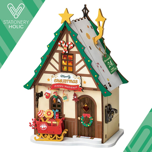 Robotime - Miniature House - Twinkling Christmas House