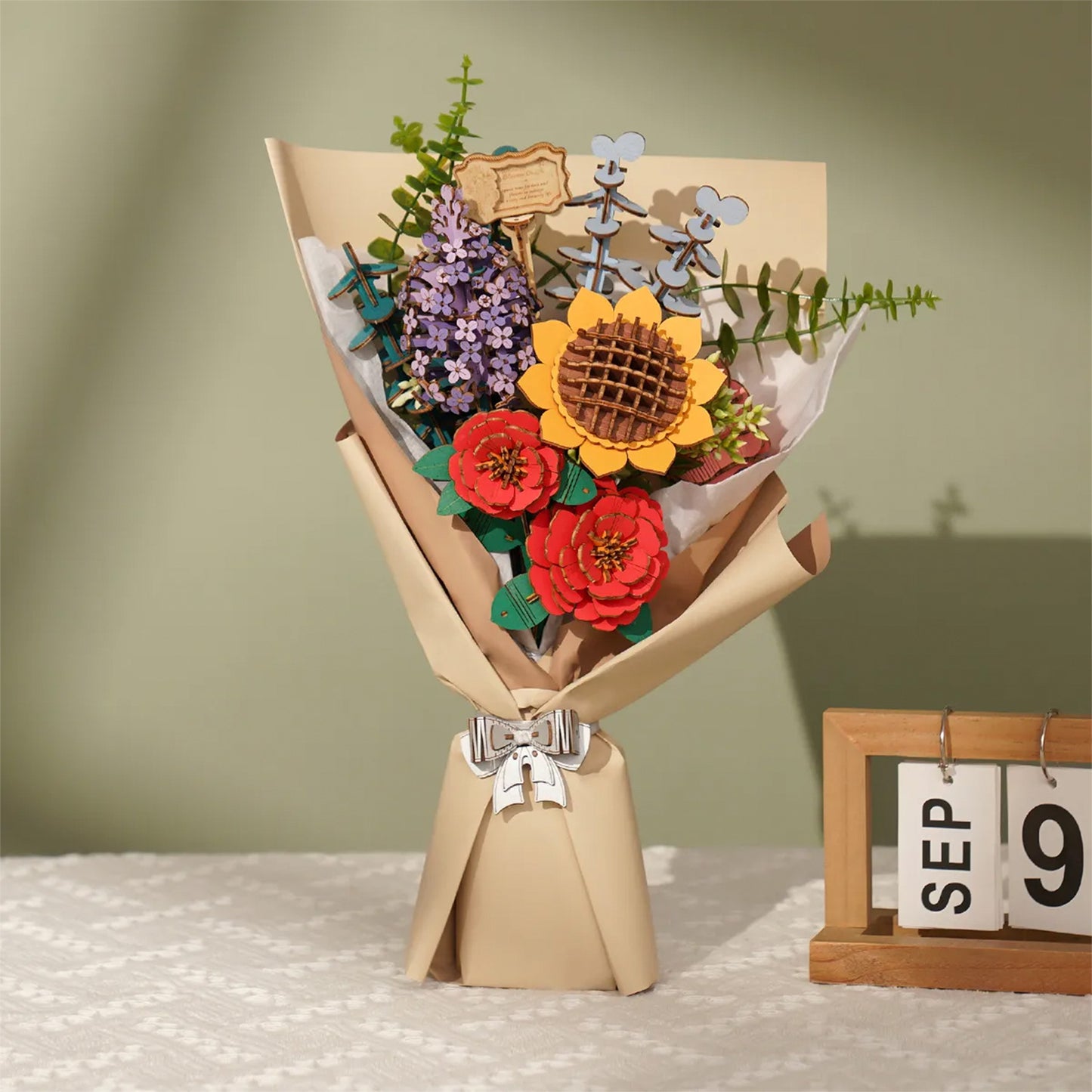 Robotime - Wooden Flowers - Bouquet