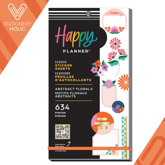 Happy Planner - Sticker Book - Abstract Florals