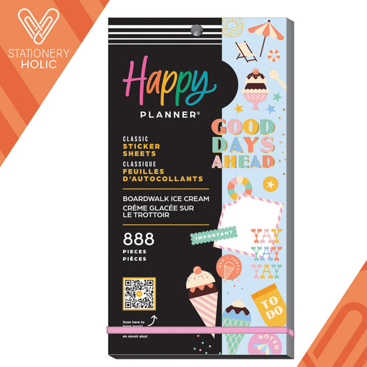 Happy Planner - Sticker Book - Bordwalk Ice Cream