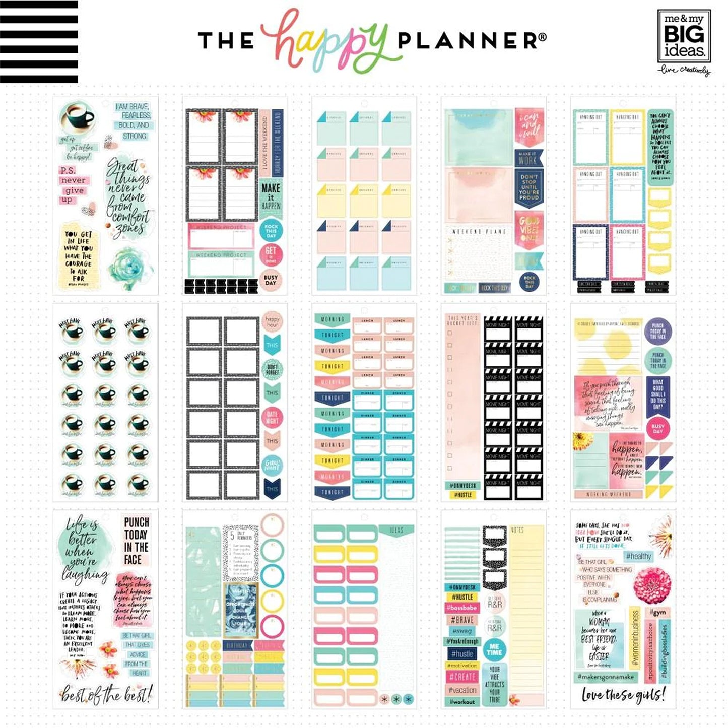 Happy Planner - Sticker Book - Empowering Woman