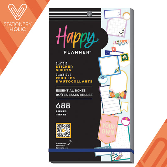 Happy Planner - Sticker Book - Essential Boxes