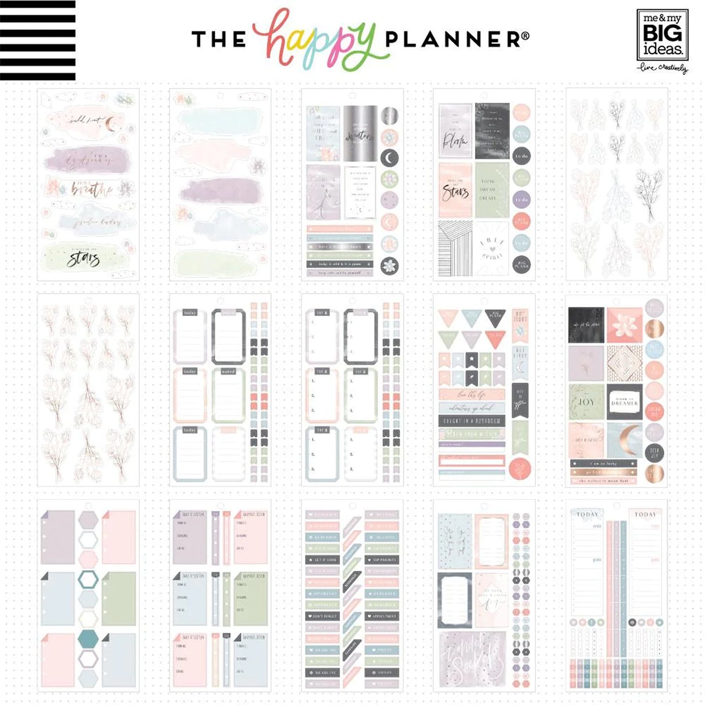 Happy Planner - Sticker Book - Free Spirit